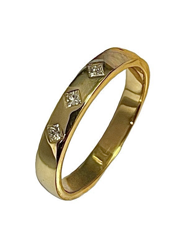 Kohinoor timanttisormus 034-773 18k keltakulta