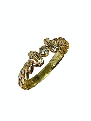 Timanttisormus 14k kultaa HV008