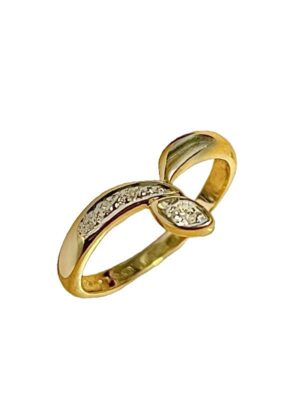 Timanttisormus 14k keltakulta K2903HV