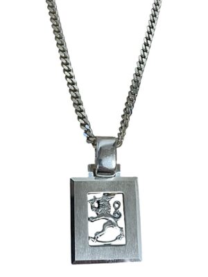 Suomileijona riipus ja ketju 925 hopeaa 5693