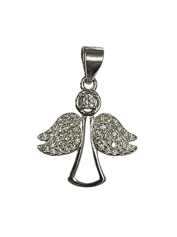 Blingsiipi enkeli riipus hopea 1901