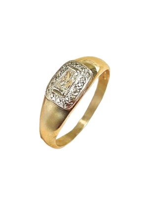 Korusormus 14k kultaa koko 18,0 HV6987