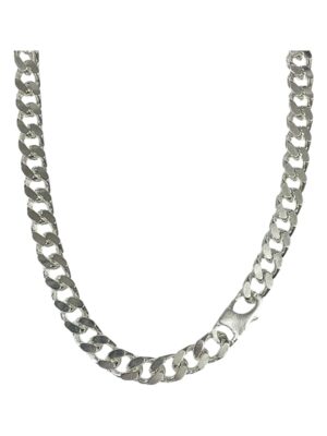 Panssariketju hopea 9,3 mm. 55cm