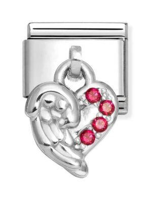 Nomination Classic Charms Heart in red 331800 34
