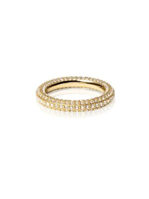 Mockberg Pavé eternal gold ring