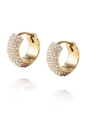 Mockberg Amour Gold Hoops Medium