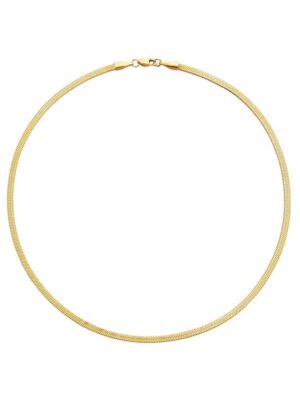 Mockberg Thin Snake Necklace Gold