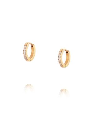 Mockberg Shiny Gold Hoops Small