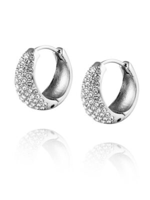 Mockberg Treasure Hoops Silver Medium