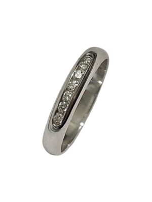 Timanttisormus valkokulta 14 k 1196B koko 17,0mm