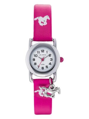 LEIJONA LITTLE HORSE PINK - lasten rannekello