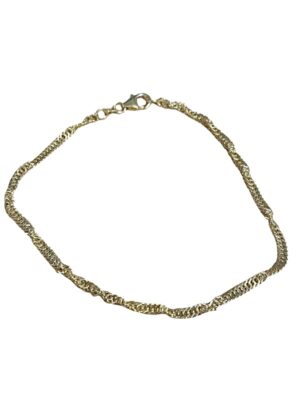Singapore rannekoru 2,4mm 19cm 14 k kulta