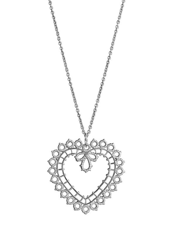 Lempikoru Pitsisydän riipus iso hopea 3231000600