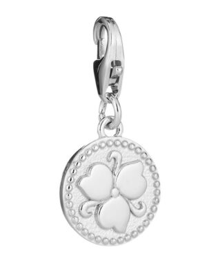 Lumoava Penny charm, hopeaa