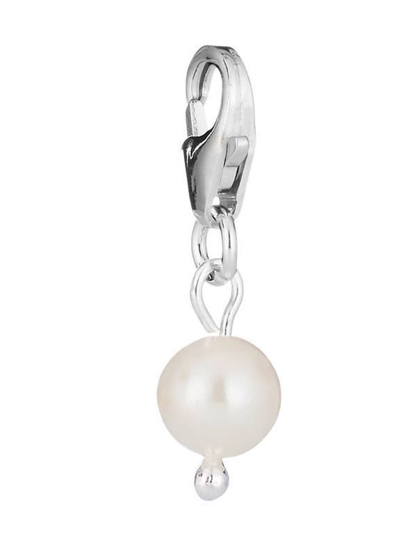 Lumoava Helmi charm, hopeaa