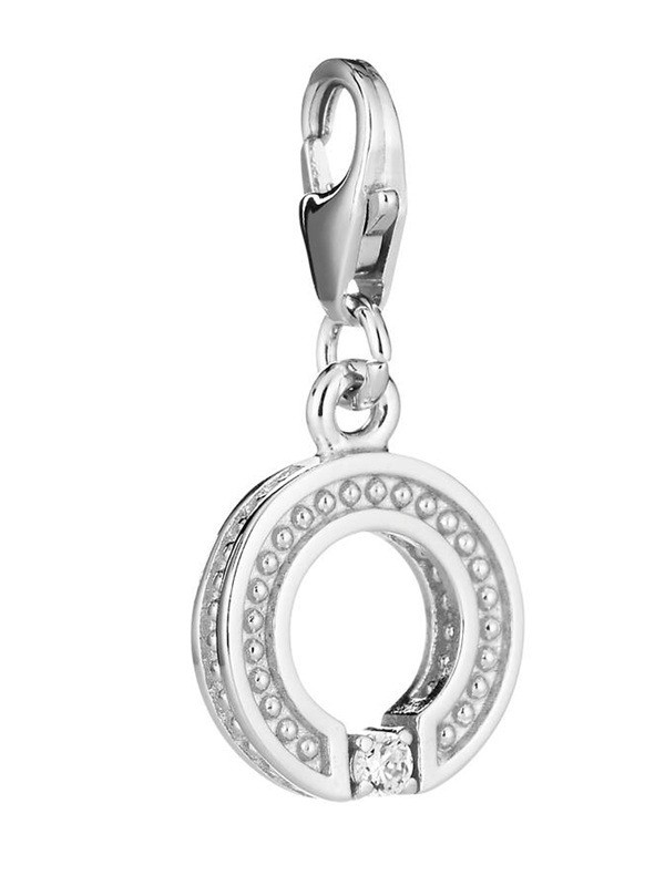 Lumoava Aina charm, hopeaa