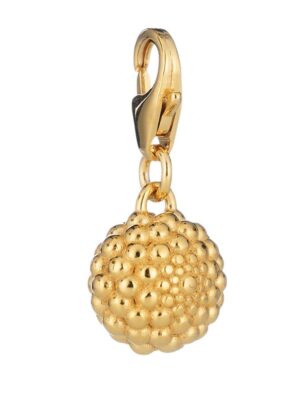 Lumoava Hilla charm, keltakullattua hopeaa