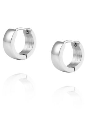 Mockberg Chunky Hoops Silver Small