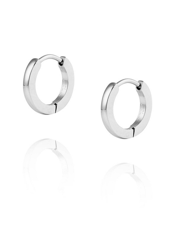 Mockberg Classic Silver Hoops Small