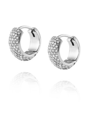 Mockberg Amour Silver Hoops Small