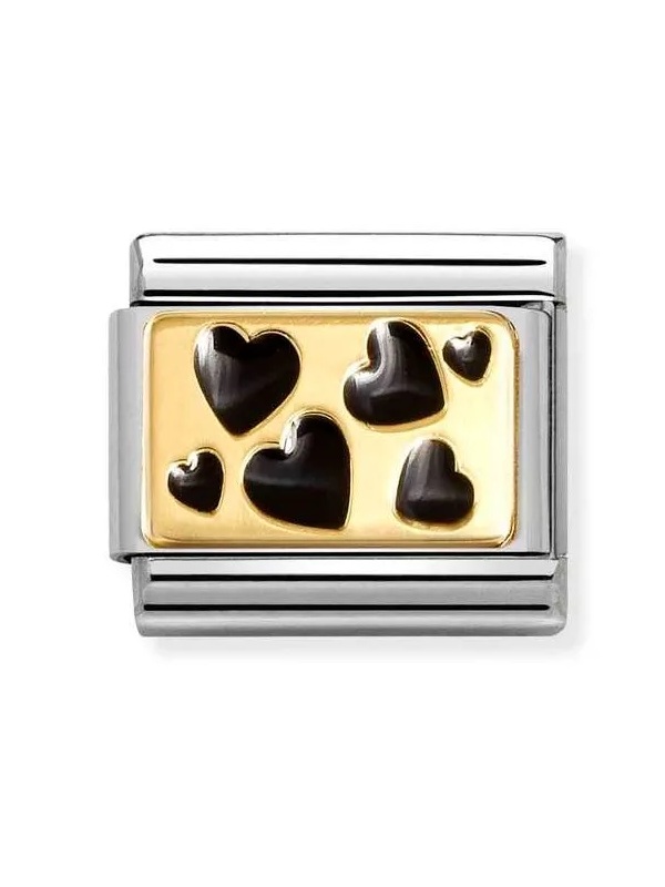 Nomination Classic pala mustat sydämet 030284 68