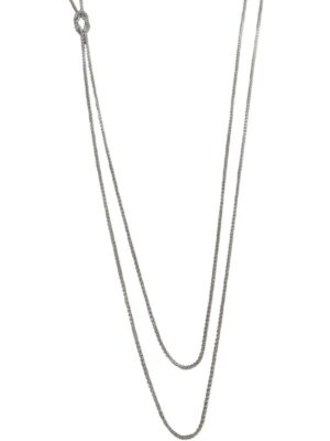 Kaulaketju hopea 90cm - EK90