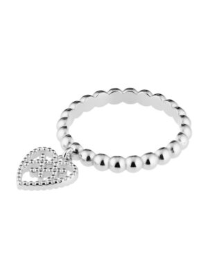 Lumoava Helmi sormus, hopeaa