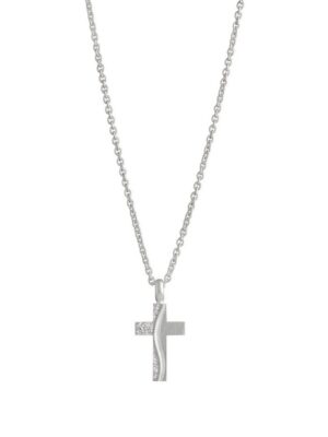 Lempikoru Elämänpolku risti platinoitu hopea 3910001450