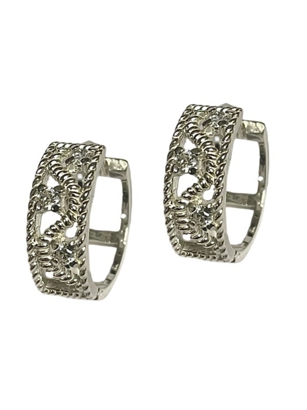 Korvakorut saranalla kirkas cz 5245k