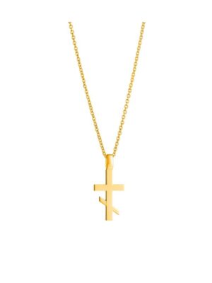 Ortodoksi risti kullattu hopea pieni 5250801500