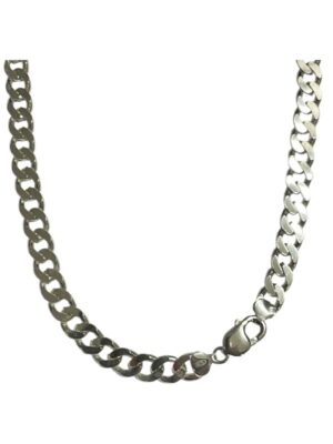 Panssariketju hopea 9,5mm 60cm KD250