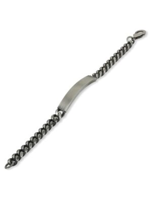 Ranneketju laatalla tummennettu teräs 8mm