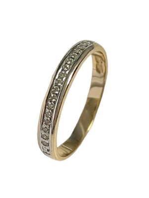 Timanttisormus 14 k keltakulta 09059/03