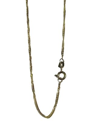 Riipusketju singapore 50cm 1,2mm 14k kulta