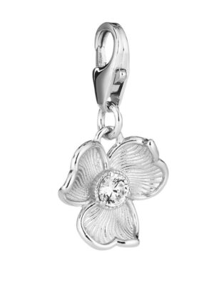 Lumoava Anna charm, hopeaa