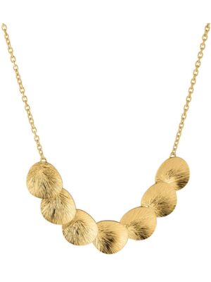 Lumoava Lily kaulakoru, keltakullattua hopeaa