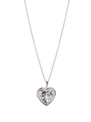 Hopeamedaljonki sydän cz ST569101