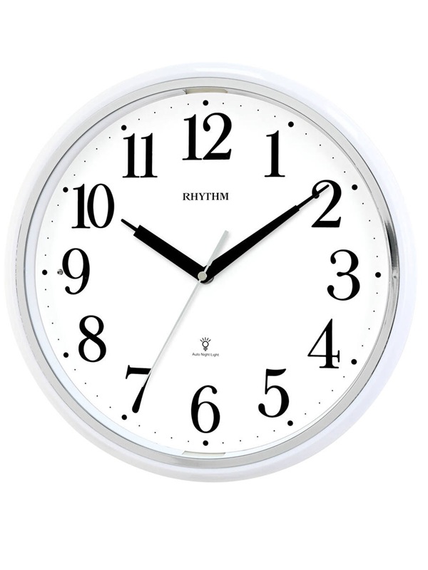 Rhythm Seinäkello automaattivalolla CMG633-NR03