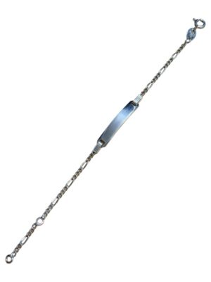 Lasten rannekoru 15cm hopea - LRH1315