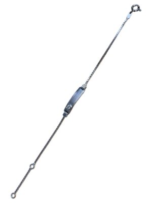 Lasten rannekoru 16cm hopea - LRH13516