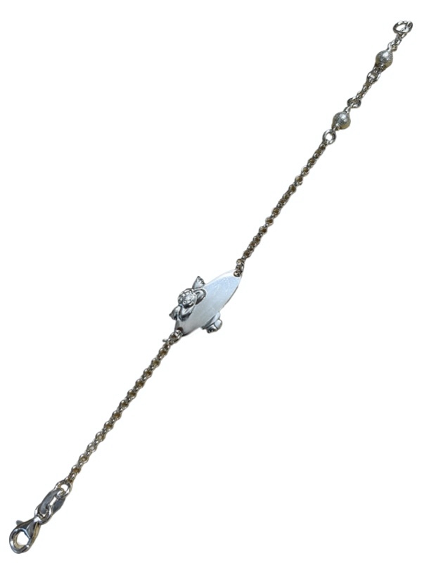 Lasten rannekoru 15cm hopea - LRH15