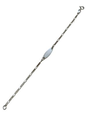 Rannekoru 17cm hopea - LRH17