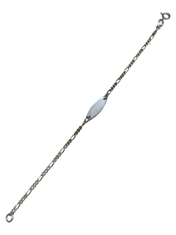 Rannekoru 17cm hopea - LRH17