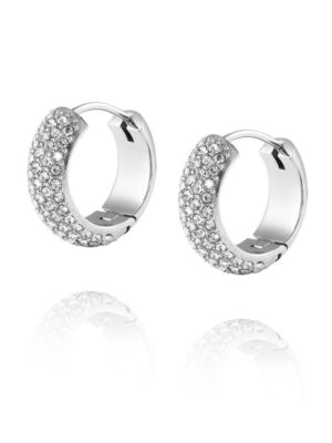 Mockberg Amour Silver Hoops Medium
